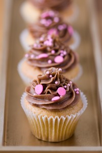 Cupcakes nappage chocolat au lait