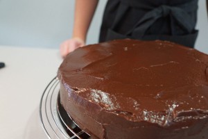 Nappage chocolat noir fondant